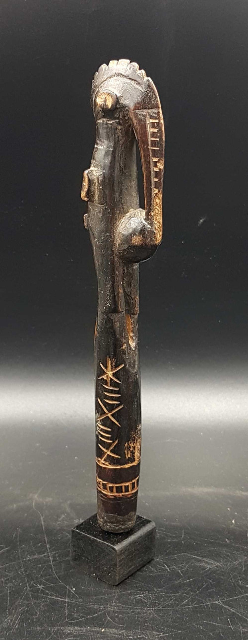 Fan handle, Sénoufo, Ivory Coast