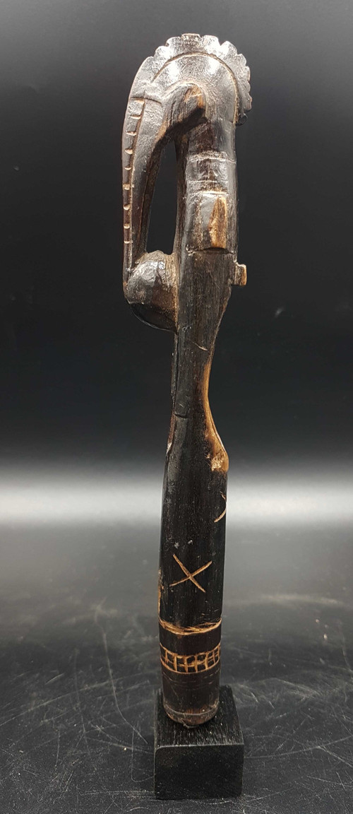 Fan handle, Sénoufo, Ivory Coast