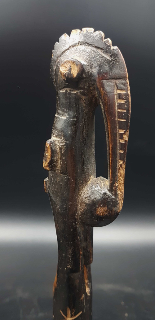 Fan handle, Sénoufo, Ivory Coast