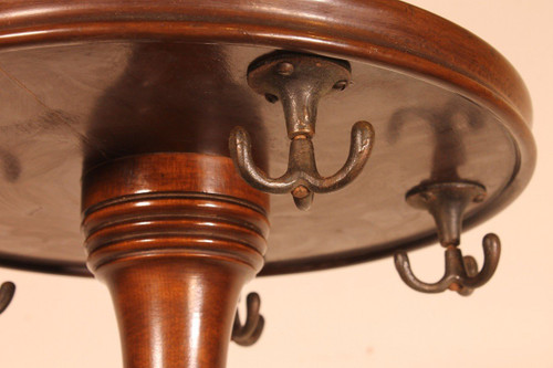 19th Century Mahogany Coat Rack