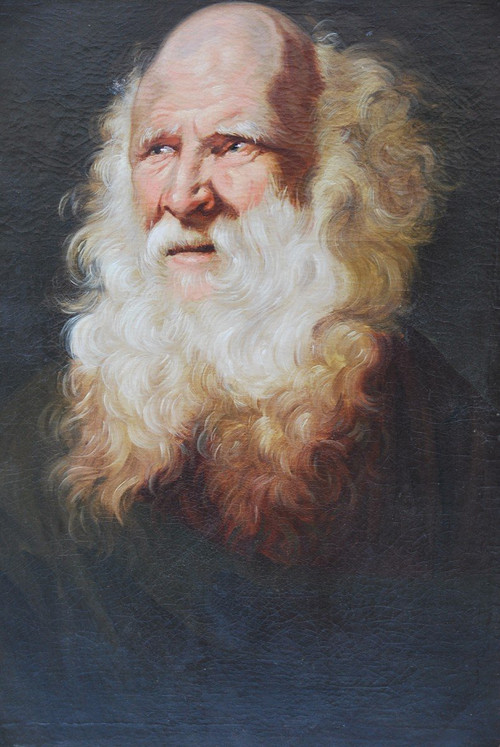 Head Of Old Man D After Jacob Jordaens