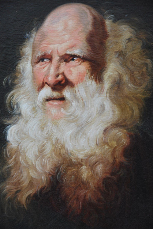 Head Of Old Man D After Jacob Jordaens