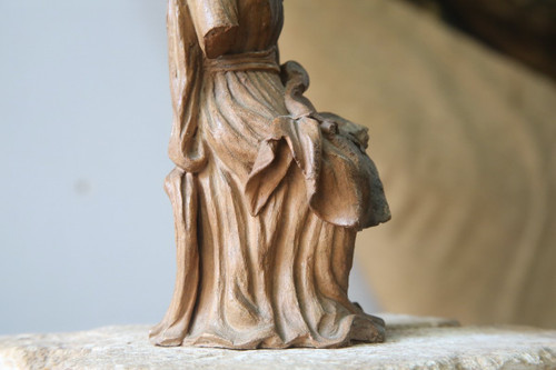 Virgin and Child in terracotta, Italian work from the 16th century