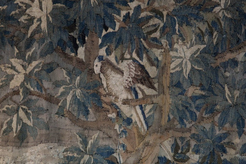 Tapisserie d’Aubusson, verdure du XVIIIe.