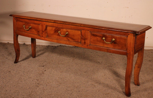 Louis XV Console In Cherry Double Face