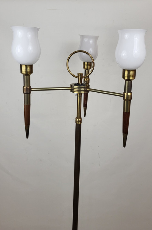 Lampada da terra Monix a 3 luci degli anni '50-'60