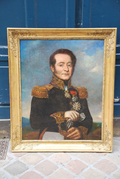 Porträt von Admiral Mathieu, Gouverneur von Martinique