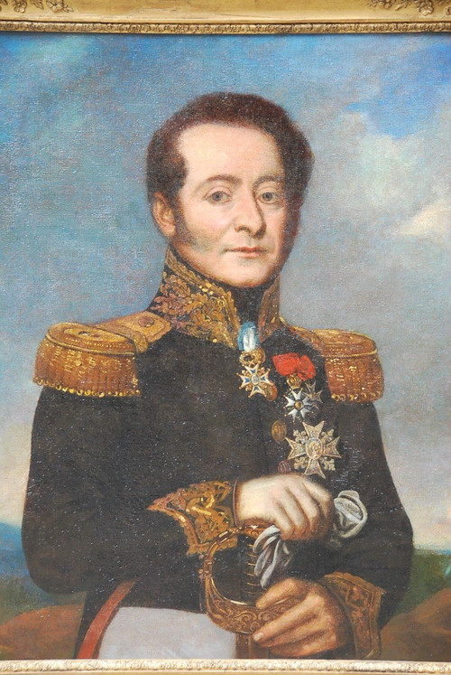 Porträt von Admiral Mathieu, Gouverneur von Martinique