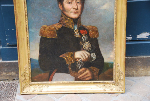 Porträt von Admiral Mathieu, Gouverneur von Martinique