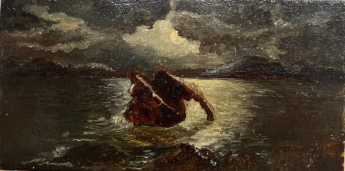 Impressionist School From The End Of The XIXth Century - Marine, Circa 1890