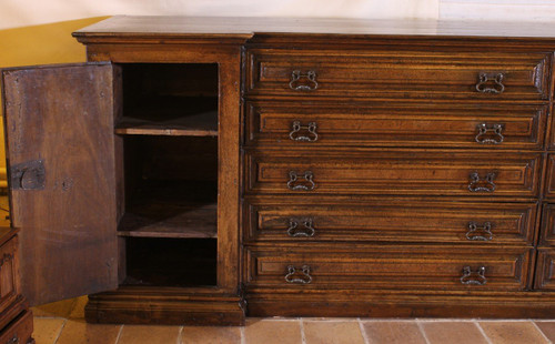 Italian Renaissance Sacristy Furniture In Walnut