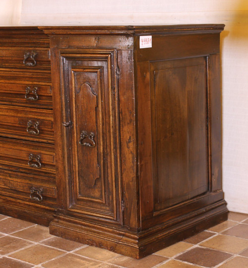 Italian Renaissance Sacristy Furniture In Walnut