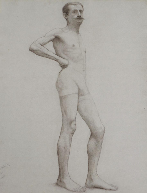 Laetitia DOUMICHAUD, Academies of naked men