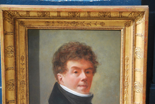 Early 19th Century Portrait of a Man Signed De Sicardi