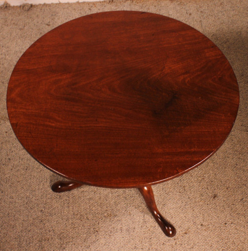 English pedestal table with mechanism Circa 1800