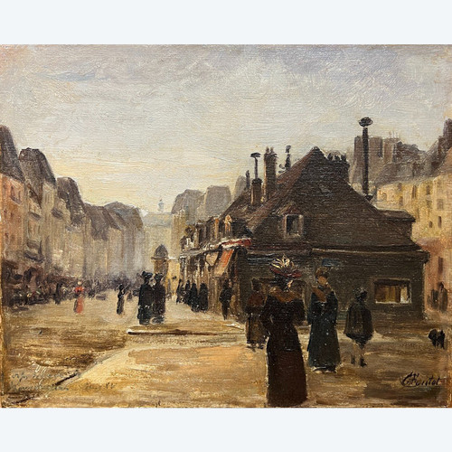 Scuola francese del XIX secolo - Parigi, Rue Du Faubourg Saint Antoine, 1882 - Ex corpo di guardia