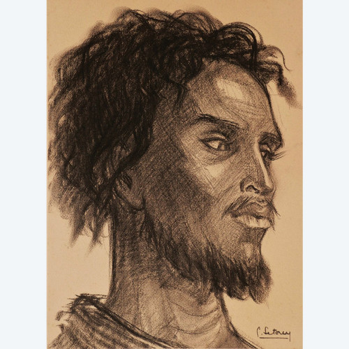 Suzanne LÉTOREY-DUMOND, Portrait of a Somali Man