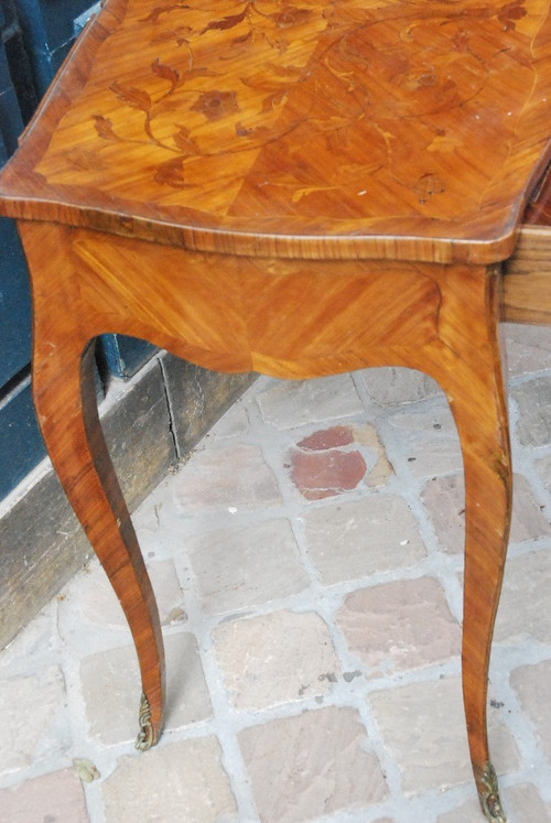 Louis XV Period Marquetry Living Room Table