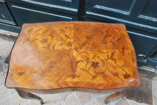 Louis XV Period Marquetry Living Room Table