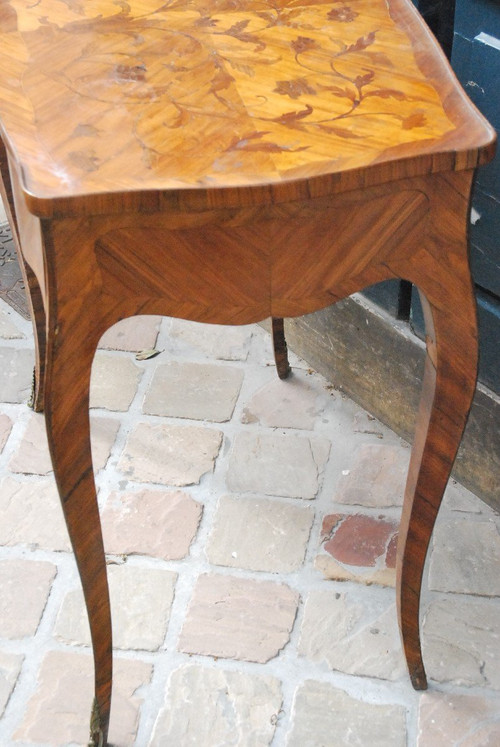 Louis XV Period Marquetry Living Room Table