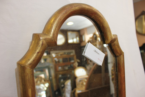 Small Antique Gilded Mirror, Mercury Glass 32 X 45 Cm