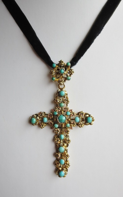 Vermeil cross, 19th century.