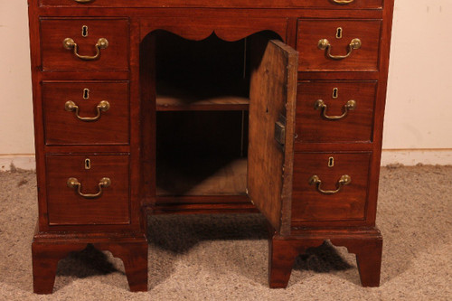 Petit Kneehole Desk En Acajou Du 18° Siècle George III