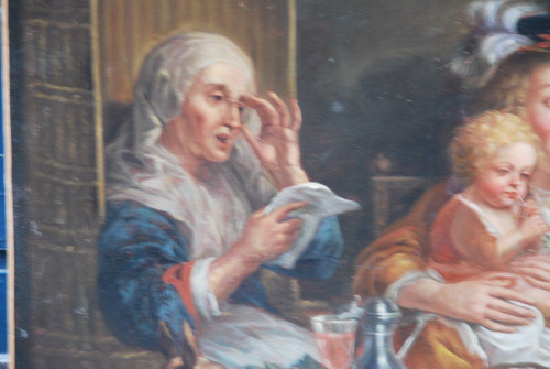 Ecole Flamande XVIIIe siècle  d'Après Jordaens