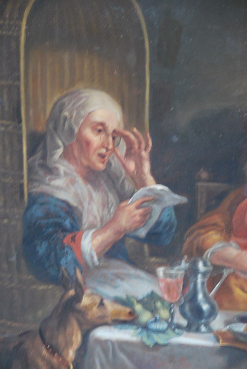 Ecole Flamande XVIIIe siècle  d'Après Jordaens