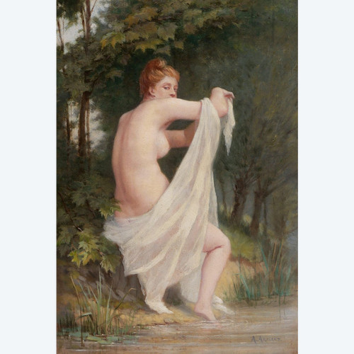 Attribué à Auguste ARMAND, dit ARMAND-AUGUSTE, Baigneuse