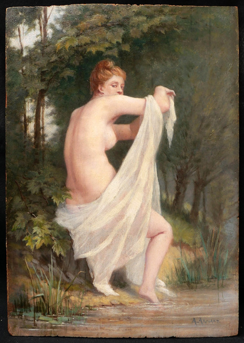 Attribué à Auguste ARMAND, dit ARMAND-AUGUSTE, Baigneuse