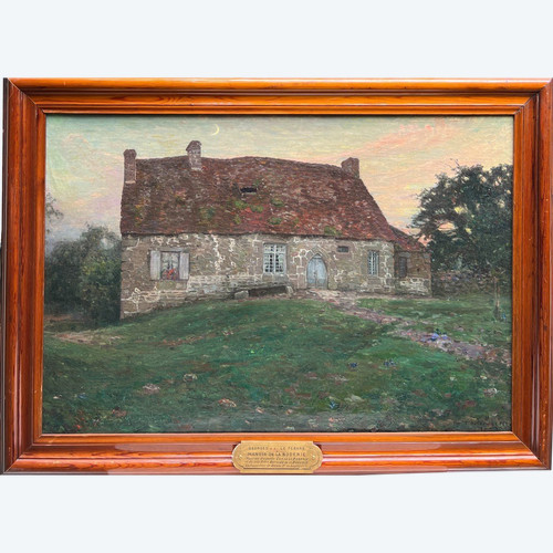 George Le Febvre (1861-1912) - Le Manoir De La Boderie, 1907 - Exposé Au Salon De 1907, Paris