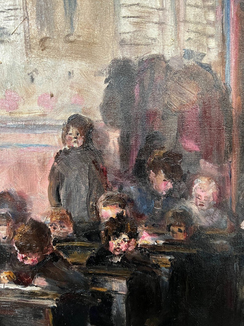 Rose Manusson (19th-20th Century) - The Children's Class, Circa 1900