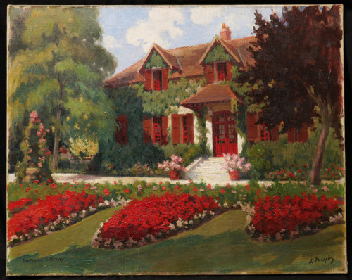 Charles Firmin MAZELIN, The Chantoiseau estate and garden in Normandy