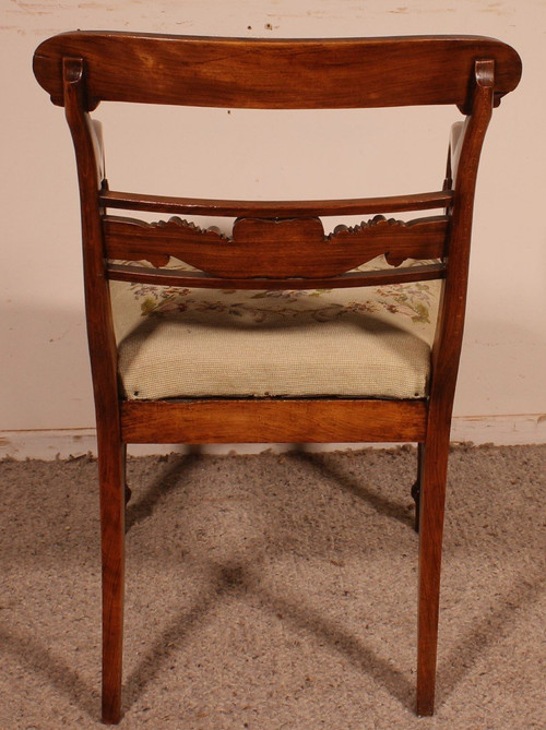 Office Armchair In Rosewood Regency Period Circa 1810