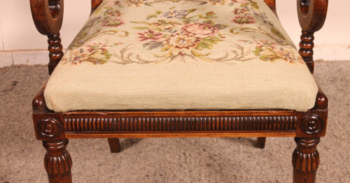 Office Armchair In Rosewood Regency Period Circa 1810