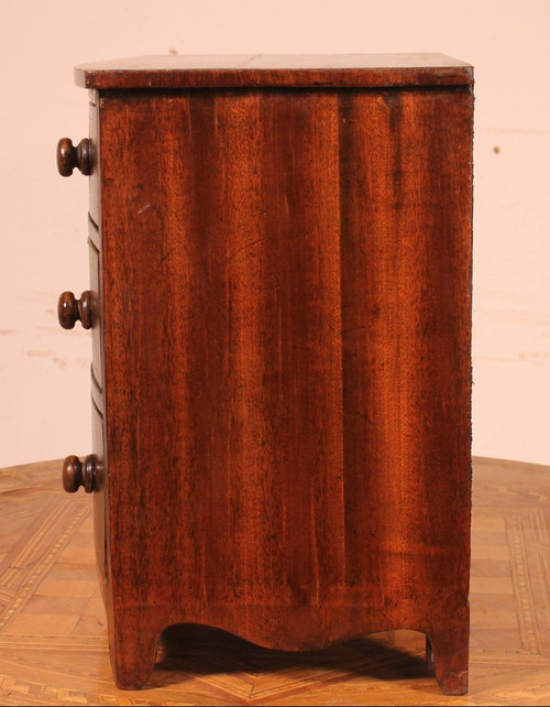 Domed Master Commode In Mahogany From The 19th Century