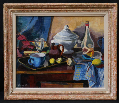 Roger WORMS, Still life on a table