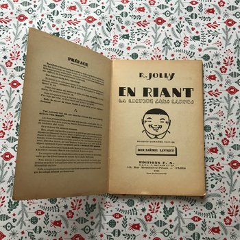 Libro di lettura per bambini anni 30/40