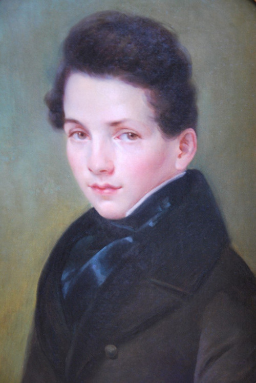 Portrait Of A Young Man In A Frock Coat 19th Century