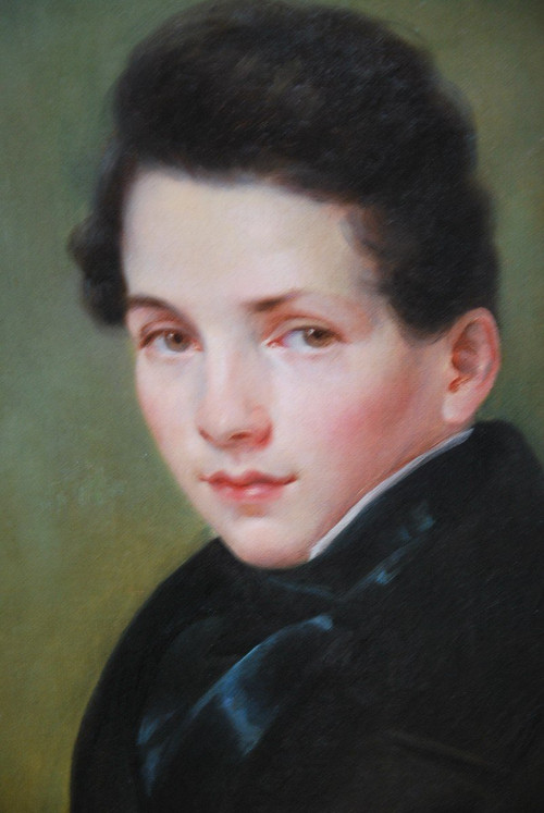 Portrait Of A Young Man In A Frock Coat 19th Century