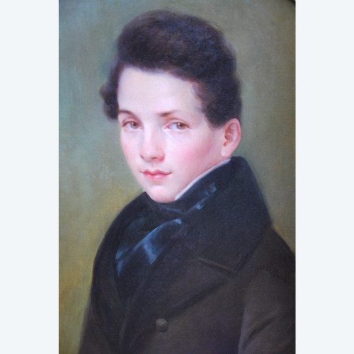 Portrait Of A Young Man In A Frock Coat 19th Century