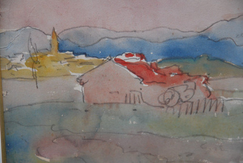 Louis Valtat Watercolor Drawing