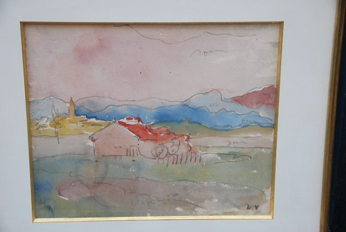 Louis Valtat Watercolor Drawing