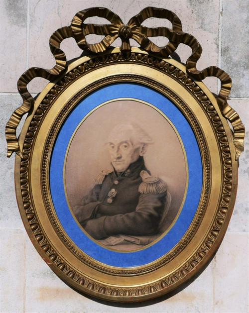 Porträts von Joseph Louis Anaclet de Rouvroy und seiner Frau Robertine Joseph Lecomte du Bus