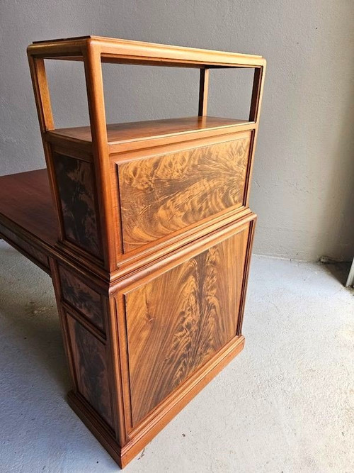 Louis Majorelle Art Nouveau Cardboard Desk "Aux Algues"