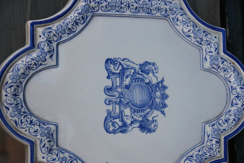 Pair Of Armored Earthenware Plates