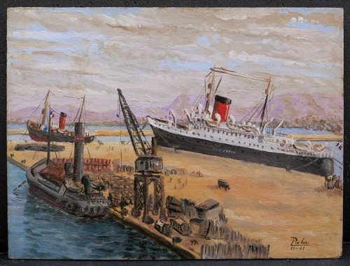 FRANZÖSISCHE Schule im Jahr 1941, Der Hafen von Oran