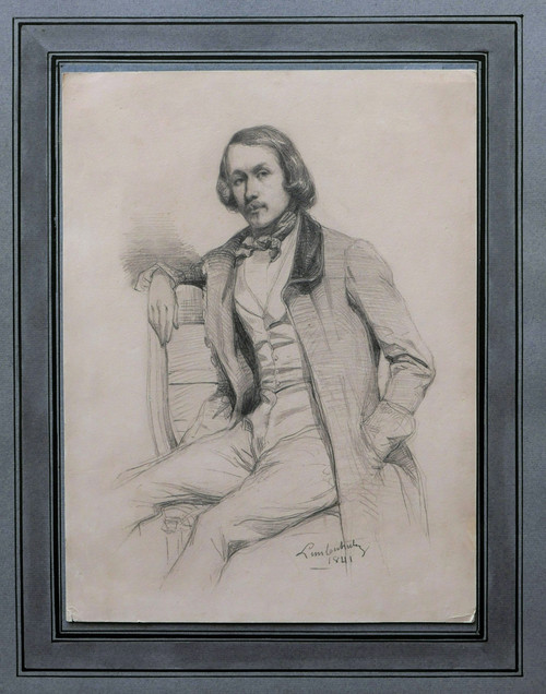 Jules LUNTESCHÜTZ, Presumed portrait of Alfred de Musset