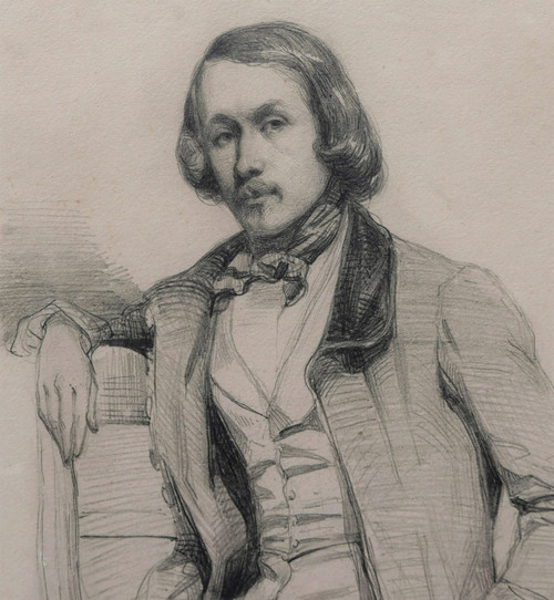 Jules LUNTESCHÜTZ, Presumed portrait of Alfred de Musset